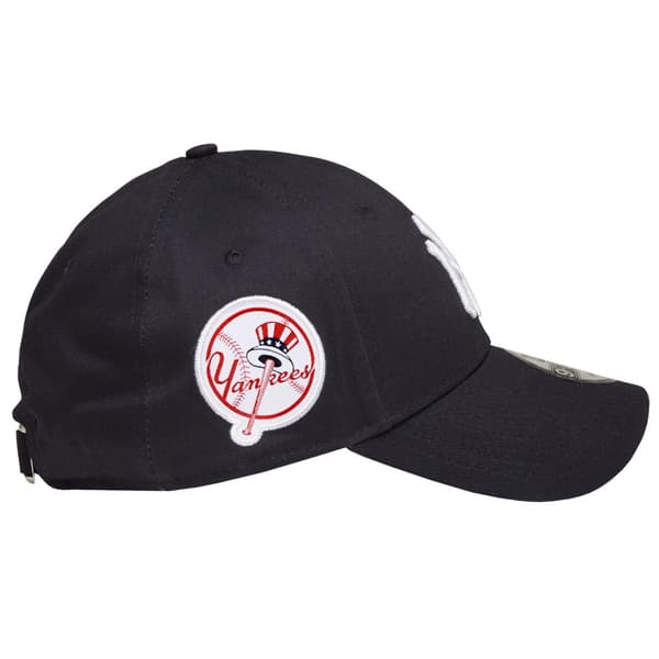 New Era Team Side Patch 9FORTY New York Yankees Cap 60364390, baseball kasket, Mand, marine blå, Størrelse: OSFM