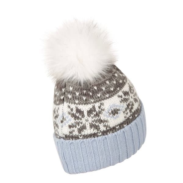 Mountain Warehouse Womens/Ladies Fair Isle Pom Pom Beanie
