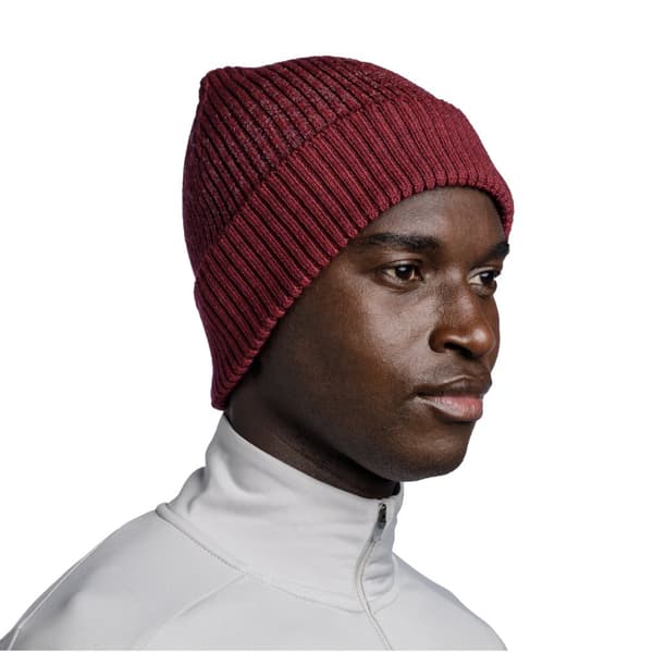 Buff Merino Active Hat Beanie 1323396531000, mössa, Unisex, vinröd, Storlek: One size