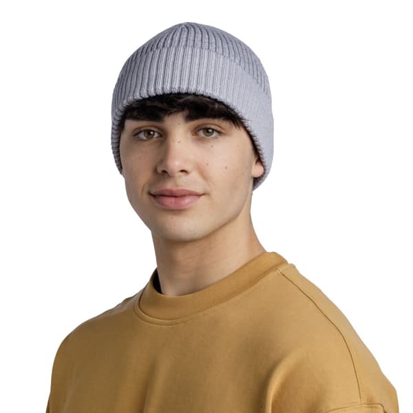 Buff Merino Active Hat Beanie 1323399331000, hat, Unisex, grå, Størrelse: One size