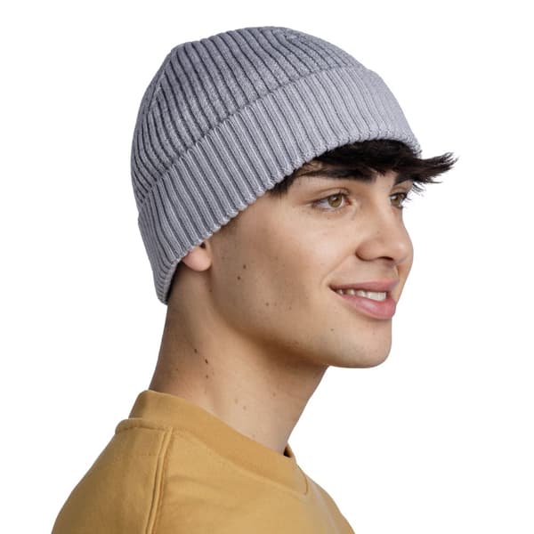Buff Merino Active Hat Beanie 1323399331000, hat, Unisex, grå, Størrelse: One size