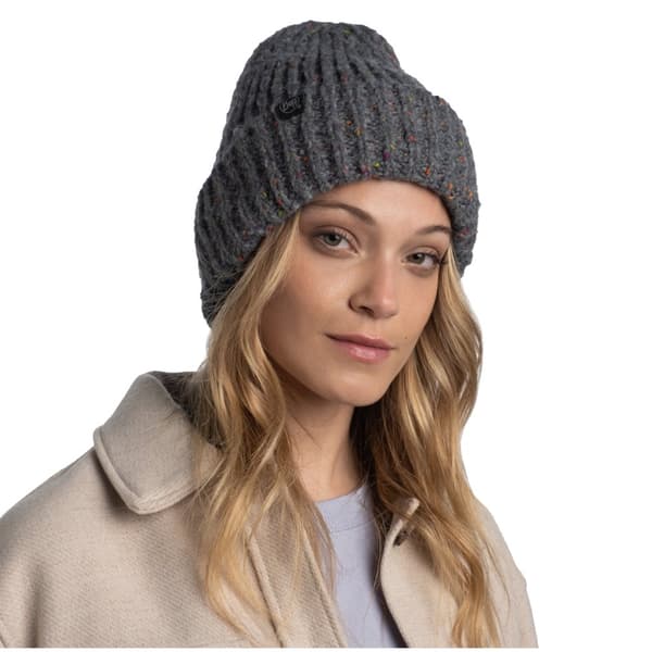 Buff Kim Knitted Fleece Hat Beanie 1296989371000, mössa, Unisex, grå, Storlek: One size