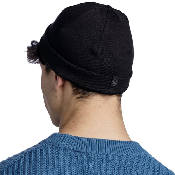 Buff Elro Knitted Hat Beanie 1323269991000, mössa, Unisex, svart, Storlek: One size