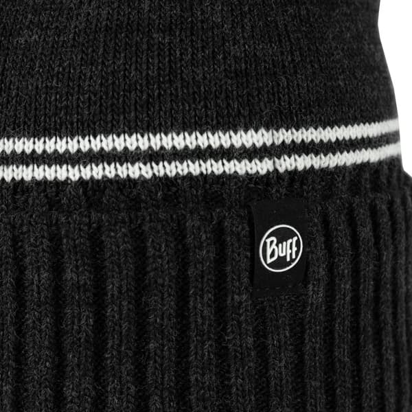 Buff Hido Knitted Hat Beanie 1323325551000, mössa, Unisex, svart, Storlek: One size