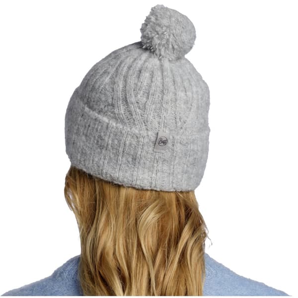 Buff Nerla Knitted Hat Beanie 1323359371000, hat, Unisex, grå, Størrelse: One size