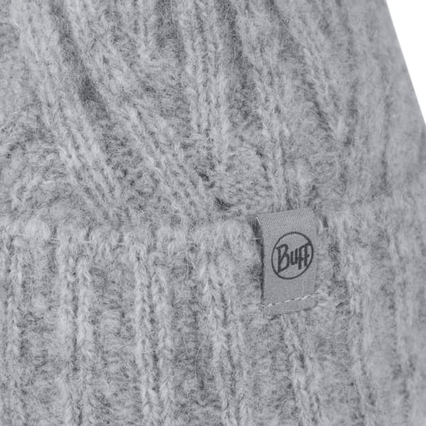 Buff Nerla Knitted Hat Beanie 1323359371000, hat, Unisex, grå, Størrelse: One size