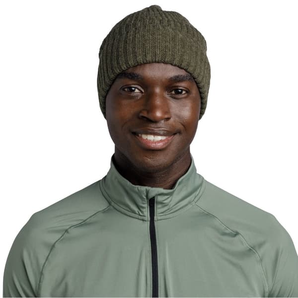 Buff Renso Knitted Fleece Hat Beanie 1323363131000, mössa, Unisex, grön, Storlek: One size