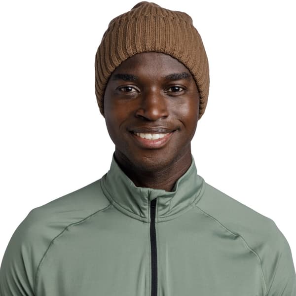 Buff Renso Knitted Fleece Hat Beanie 1323363151000, mössa, Unisex, brun, Storlek: One size