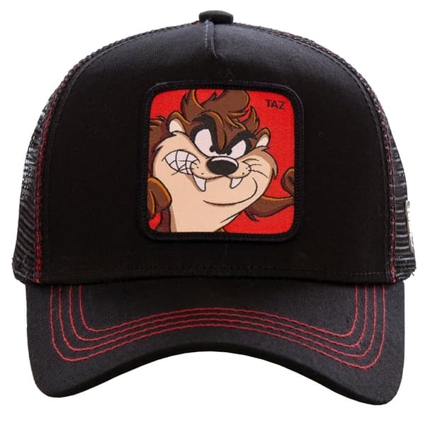 Capslab Freegun Looney Tunes Trucker Cap CL-LOO-1-TAZ1, basebollkeps, Man, svart, Storlek: One size