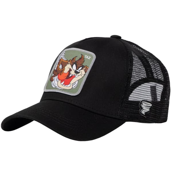 Capslab Freegun Looney Tunes Trucker Cap CL-LOO-1-TAZ3, basebollkeps, Man, svart, Storlek: One size
