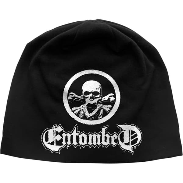 Entombed Unisex Adult Skull Logo Beanie Black One Size
