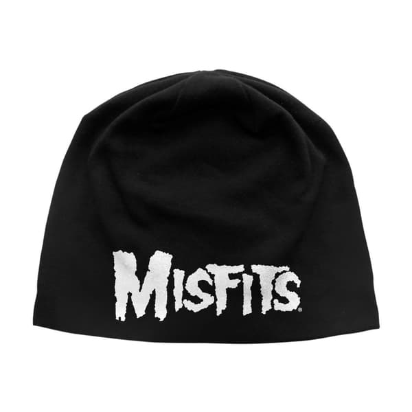 Misfits Unisex Adult Logo Beanie Black/White One Size