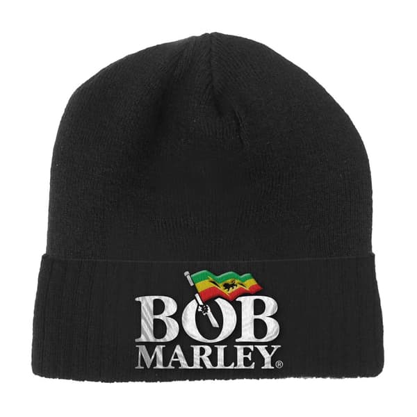 Bob Marley Unisex Beanie med logotyp för vuxna