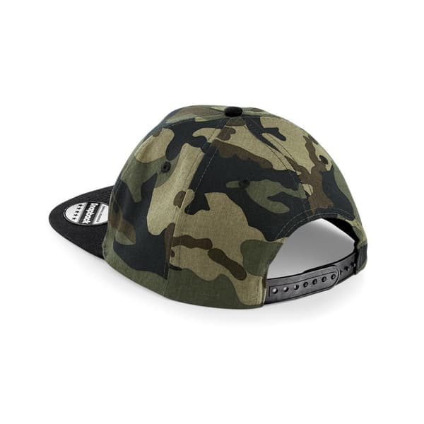 Beechfield Unisex Adult Camo Snapback Cap