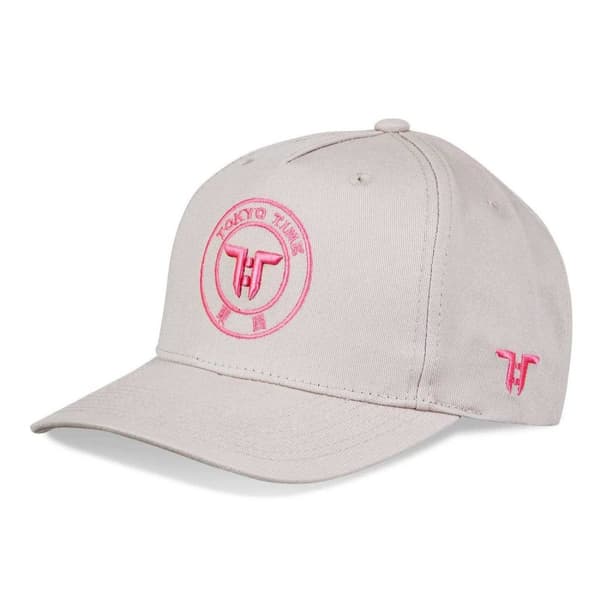 Tokyo Time Unisex Snapback Cap: TT Core Pink Logo
