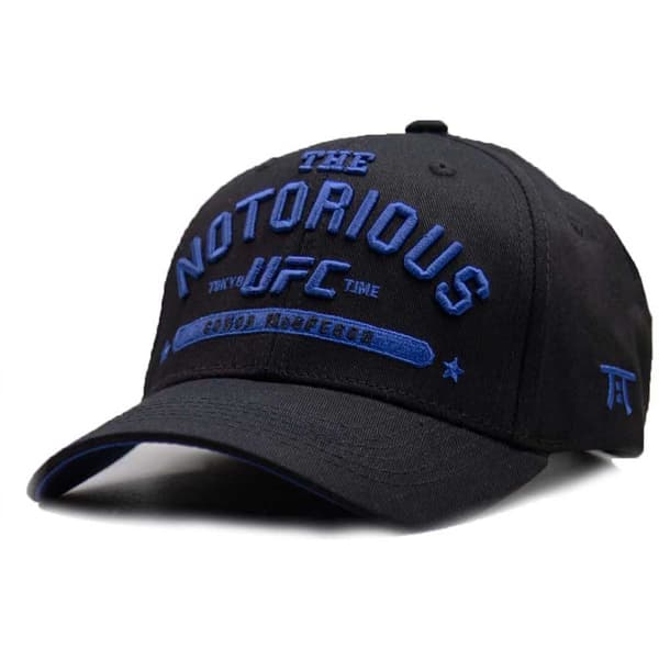 Tokyo Time Unisex Snapback Cap: UFC Notorious McGregor Blue Logo