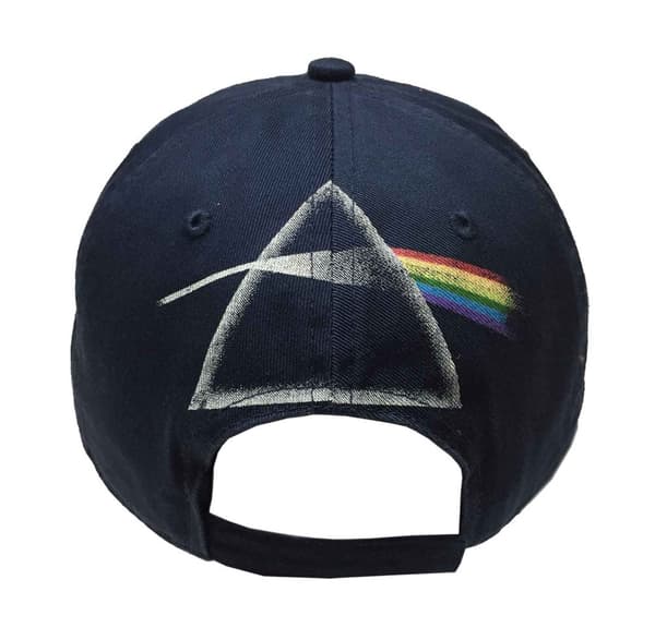 Pink Floyd Baseball Cap Dark Side Of The Moon Album Distressed Navy Strapback One Size