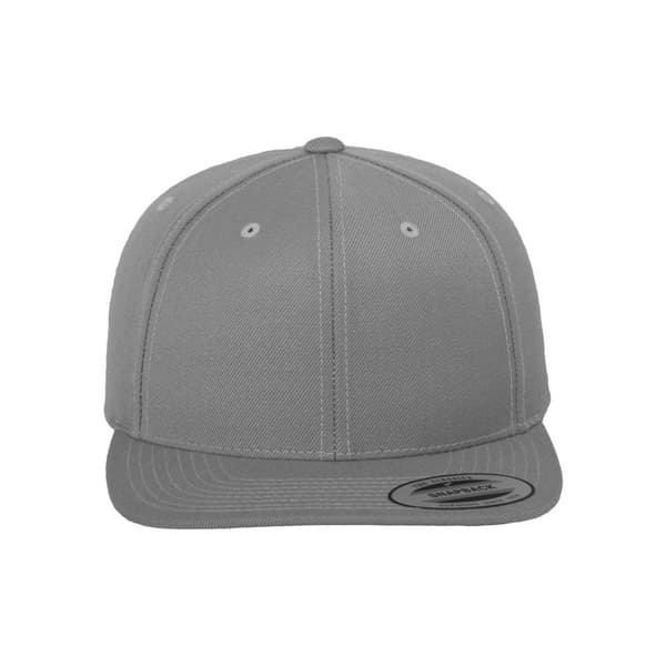 Flexfit Unisex Classic Snapback-keps för vuxna Silver One Size