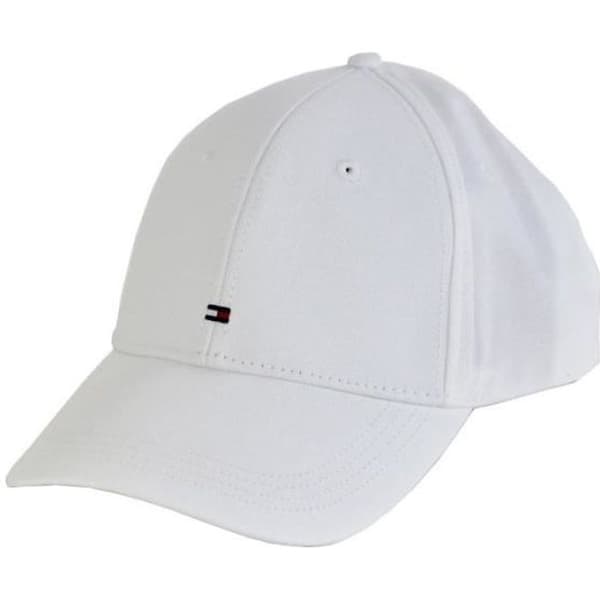 Basebollkeps - TOMMY HILFIGER - Vit - 100% Mått - Justerbar - Casual Stil