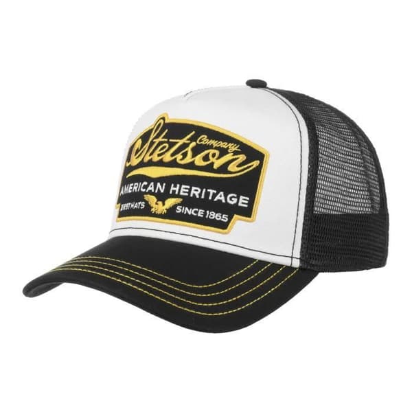 Stetson Trucker American Heritage Black White Pet 7751103-17