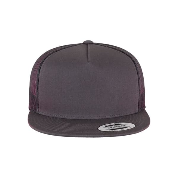Casquette Trucker 5-Panels - Flexfit - Vit - One size - Casual - Hög tryckkvalitet
