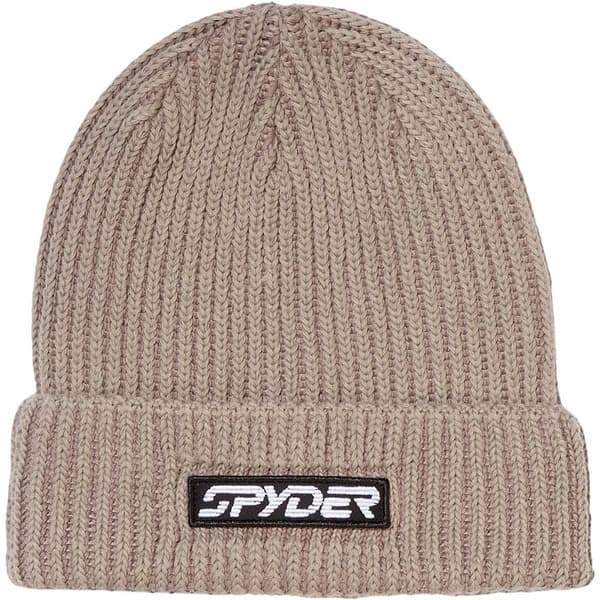Spyder Beanie Groomers Beige  Mand