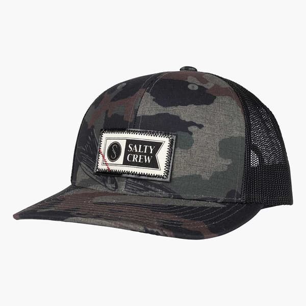 Salty Crew Korkki Topstitch Retro Trucker Vihreä  Mies