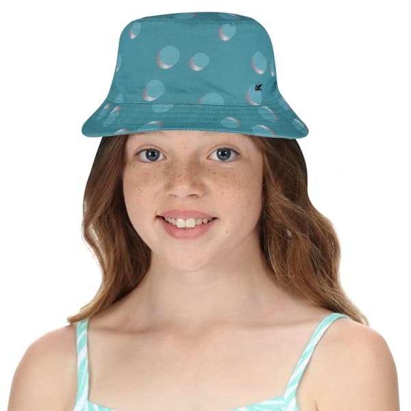 Regatta Childrens/Kids Crow Polka Dot Canvas Bucket Hat