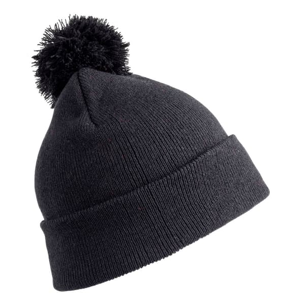 Result Childrens/Kids Winter Essentials Pom Pom Beanie Black One Size
