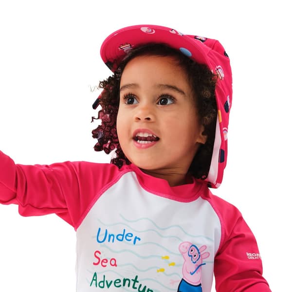 Regatta Childrens/Kids Peppa Pig Neck Protector Cap