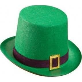 Saint Patrick grön topphatt - WIDMANN - One size - Styv filt