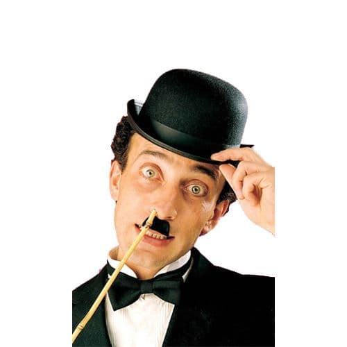 Svart bowlerhatt - WIDMANN - Bowlerhatt - Kostymtillbehör