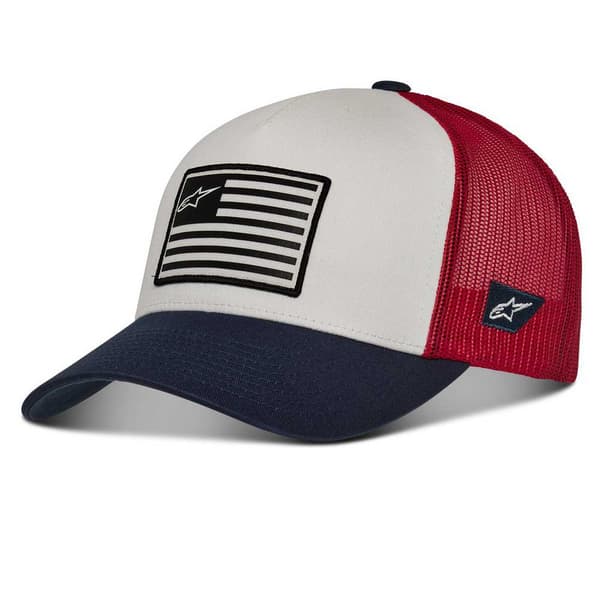 Alpinestars Korkki Flag Snapback Punainen,Valkoinen,Sininen  Mies