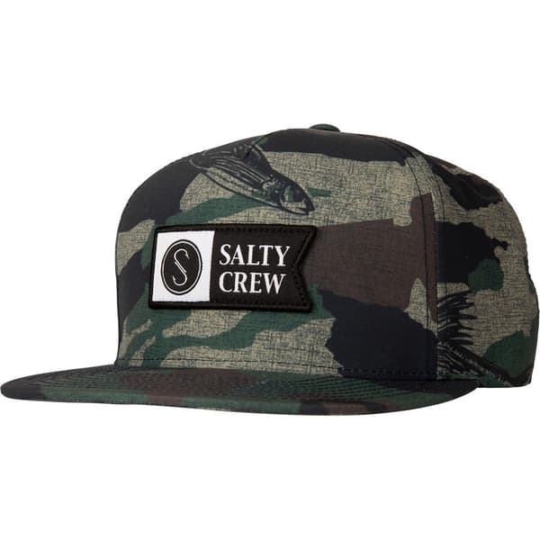 Salty Crew Keps Alpha Tech 5 Panel Grönt  Man