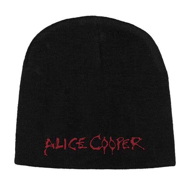 Alice Cooper Unisex Adult Logo Beanie Black One Size