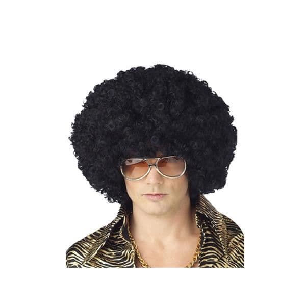 Fake svart afro hår peruk HA: festdräkt tillbehör
