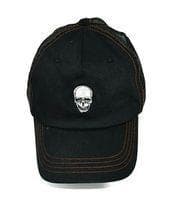 Svart keps Snapback Dödskalle