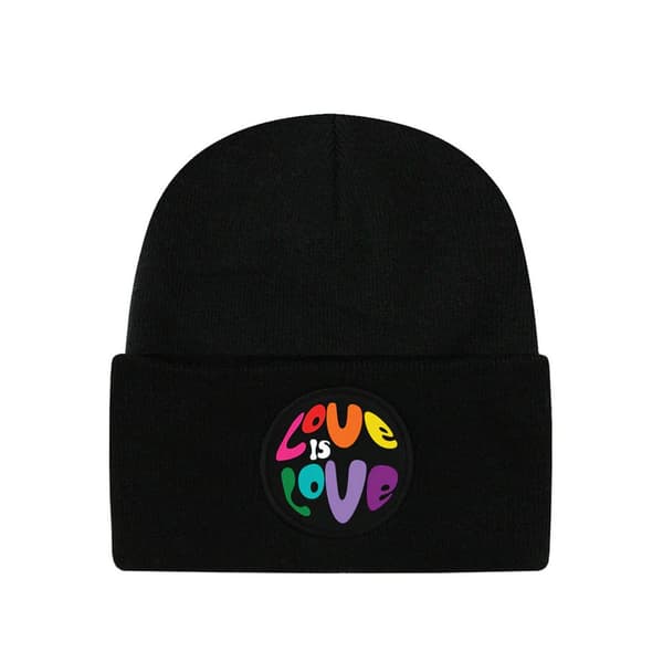 Grindstore Love Is Love Beanie Black One Size