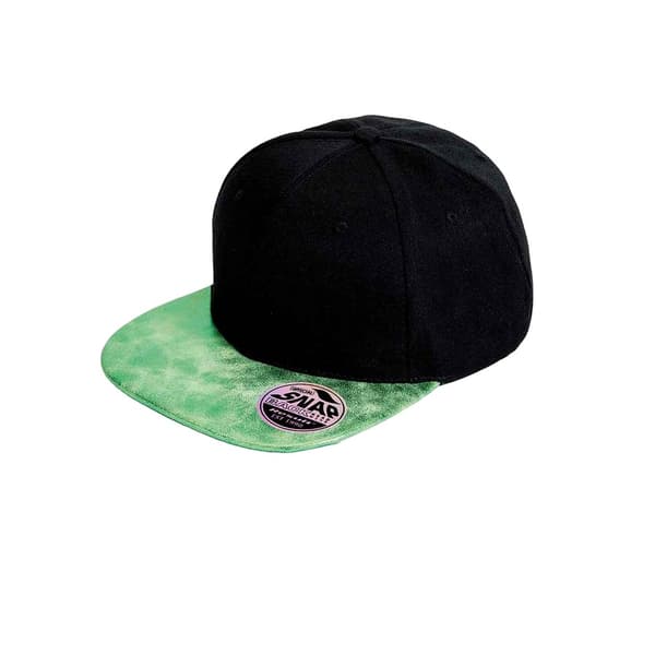 Result Headwear Unisex Adult Bronx Glitter Flat Peak Snapback Cap