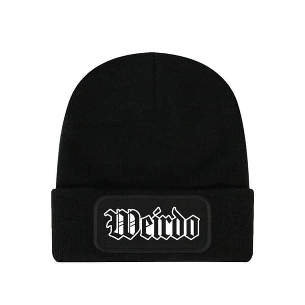 Grindstore Unisex Adult Weirdo Beanie Black One Size