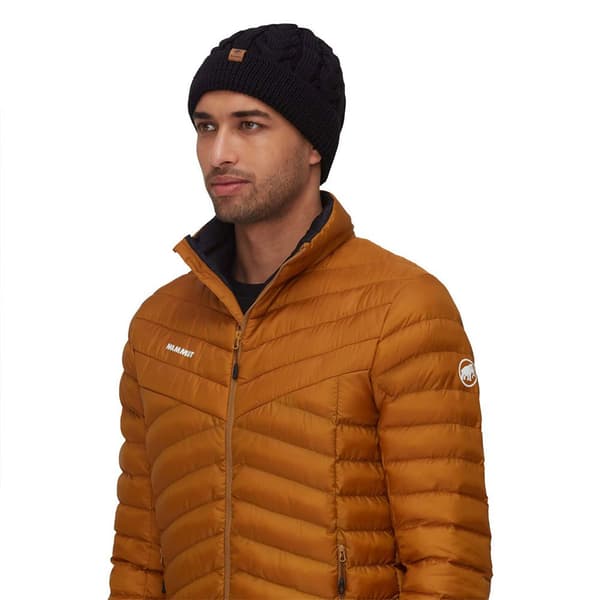 Mammut Beanie Valbella Sort  Mand