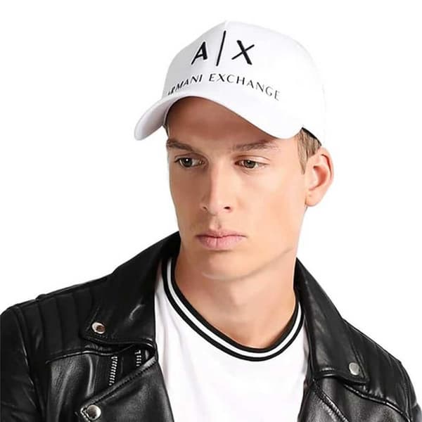 Armani Exchange Baseball Kasket 954039 Hvid  Mand