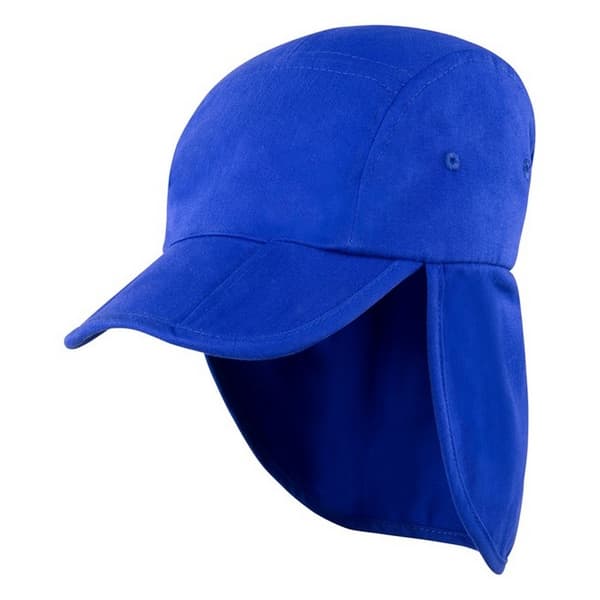 Result Headwear Childrens/Kids Legionnaires Fold Up Cap Royal Blue One Size