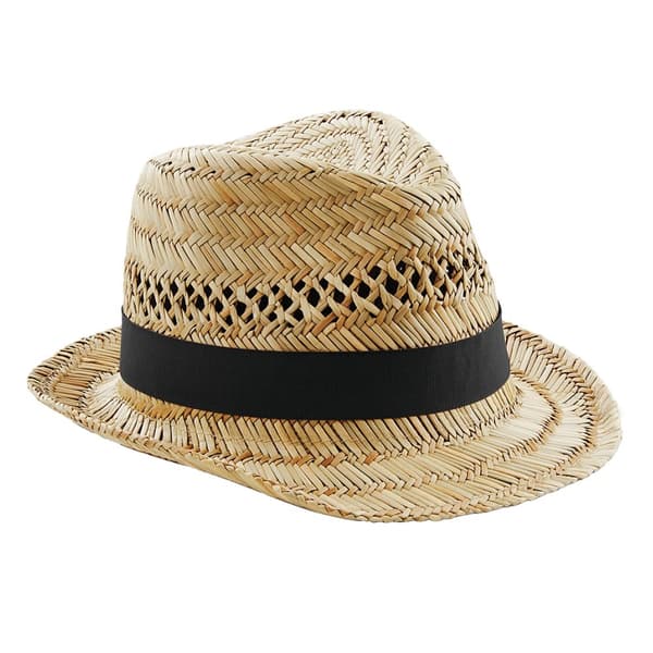 Beechfield Straw Cowboy Hat