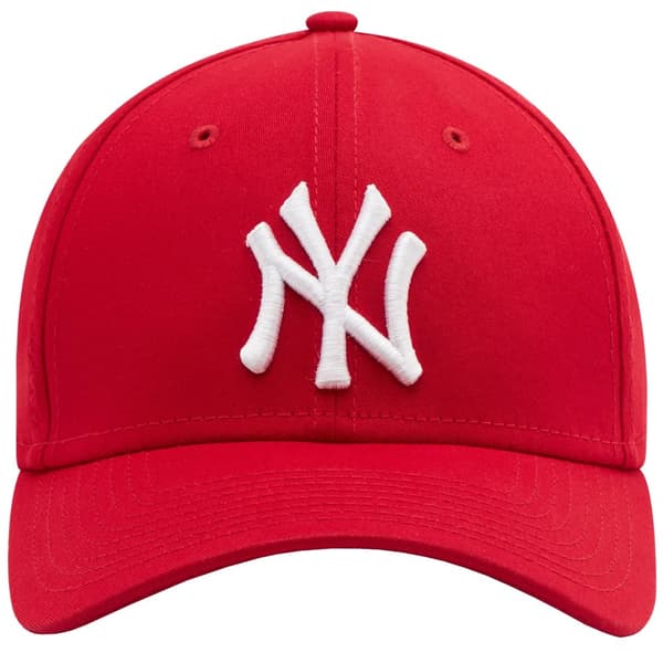 New Era 39THIRTY League Essential New York Yankees MLB Cap 10298276, basebollkeps, Man, röd, Storlek: M/L