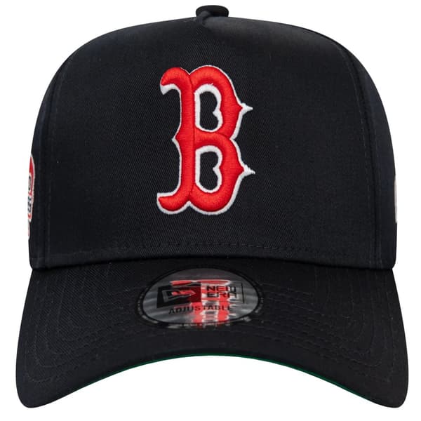 New Era MLB 9FORTY Boston Red Sox World Series Patch Cap 60422502, basebollkeps, Man, marinblå, Storlek: OSFM
