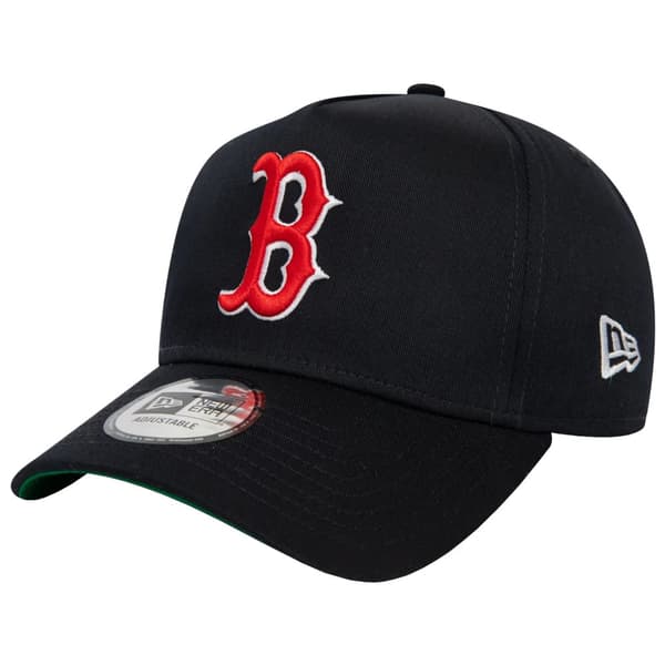 New Era MLB 9FORTY Boston Red Sox World Series Patch Cap 60422502, baseball kasket, Mand, marine blå, Størrelse: OSFM