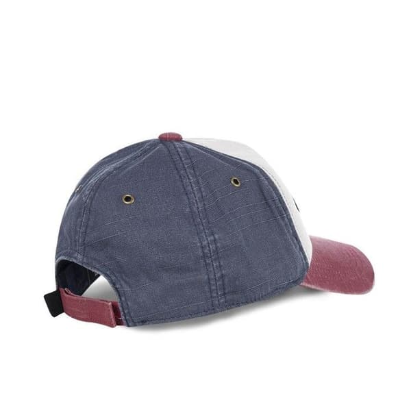 Keps - Von Dutch - JACK - 100% bomull - Justerbar - Trefärgad (röd/vit/blå)