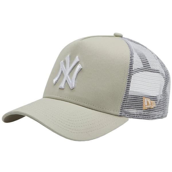 New Era 9FORTY League Essential New York Yankees MLB Cap 12523893, basebollkeps, Man, beige, Storlek: OSFM