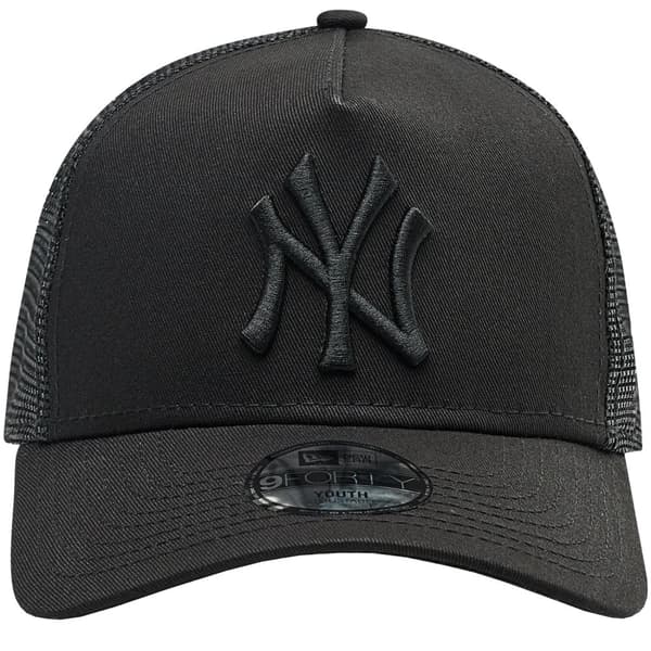 New Era 9FORTY Aframe Trucker New York Yankees Kids Cap 12745567, basebollkeps, för Pojke, svart, Storlek: YOUTH